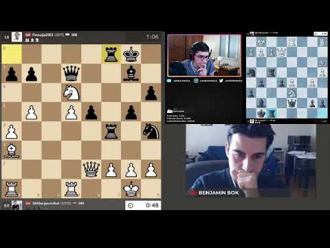 GM Benjamin Bok vs GM Alireza Firouzja  - 3 Minutes Blitz Match