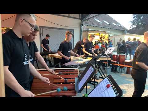 Angerfest 2019 - Trippelauftritt - Fanfaren - Spielmannszug - Modern Symphonic Percussion Ensemble