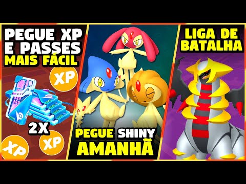EVENTO NOVOS POKEMON SHINY POKEMON GO - Como capturar Uxie, Azelf e Mesprit com PASSE MAIS FÁCIL