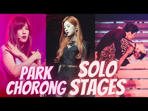 Apink Park Chorong All Solo Stages (~2020) | Charlie Puth, Rain, Chris Brown and more