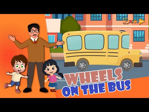 Wheels on the Bus with Anas Alifiya | Nursery Rhyme & Kids Songs - KidsFlix Club