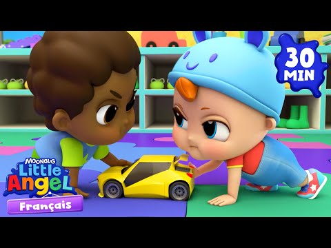 Être gentil et partager avec les amis | Comptines avec Bébé Louis | Little Angel Français