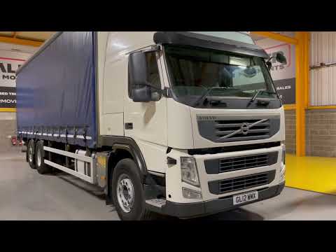 New In Stocklist For Sale: VOLVO FM GLOBETROTTER 26 TONNE, 6X2 CURTAINSIDER – 2012 – GL12 WMX