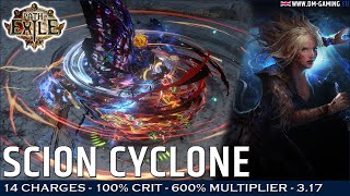 Scion Cyclone Charge 3.17 Path of Exile Siege of the Atlas ! Endgame, strong, easy to play and fun !