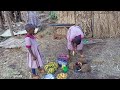 Morning Routine Of Village School Children African Village Life