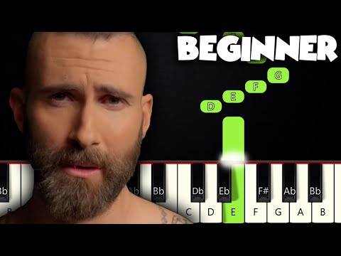 Memories - Maroon 5 | BEGINNER PIANO TUTORIAL + SHEET MUSIC by Betacustic