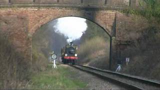 preview picture of video 'Bluebell Railway - No' 592 on Freshfield bank'