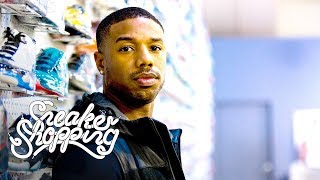 Michael B Jordan Goes Sneaker Shopping With Comple