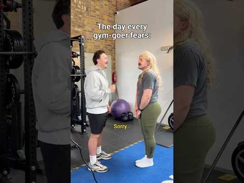 The day every gym-goer fears 🫠📱👀 #Gym #Couples #Comedy #Sketch #Relatable #JoeySwoll #Viral #Lol