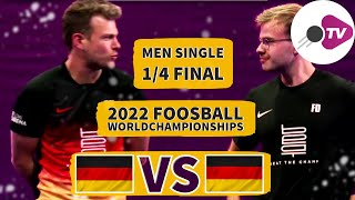Kicker Weltmeisterschaft - Herren Einzel - 1/4 Finale - Ruben Heinrich vs Felix Droese