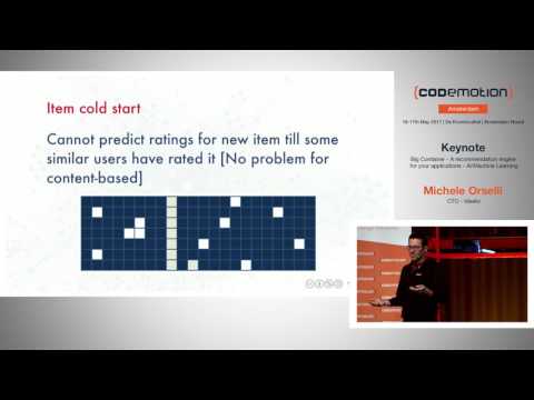 A recommendation engine for your applications - Michele Orselli- Codemotion Amsterdam 2017