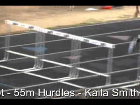 Kaila Smith in the 55m Hurdles.wmv