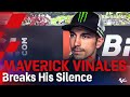 VIñales breaks his silence on Yamaha suspension