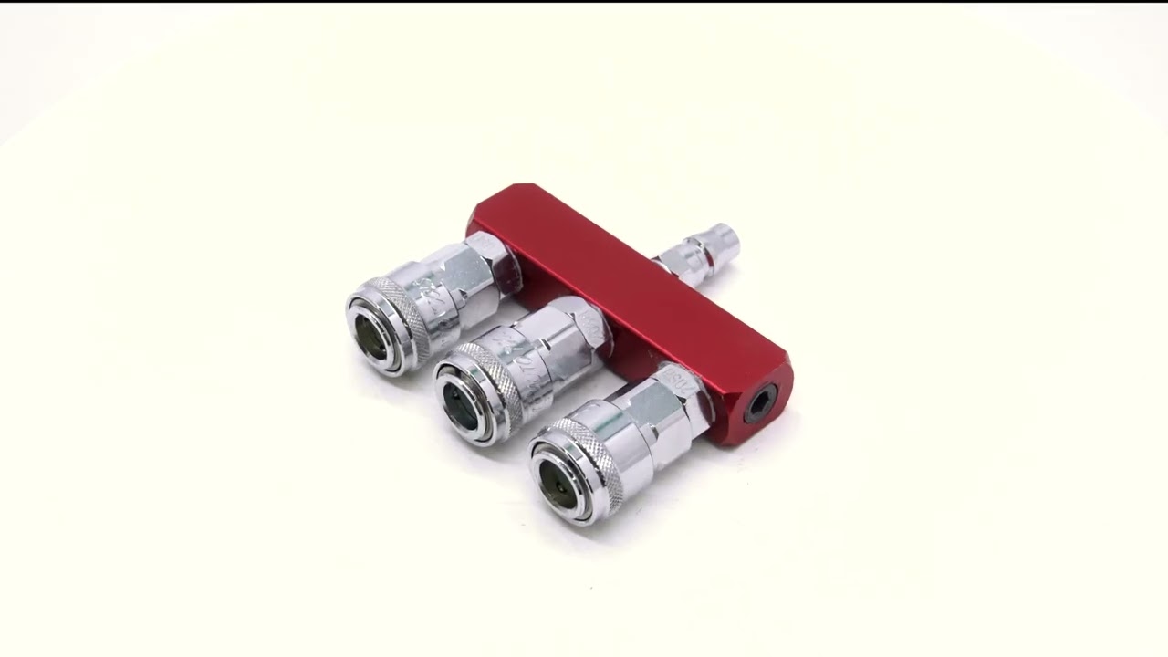 (未使用･未開封品)　JTC エアー工具 車体整備 エアー接続 分岐3連ワンタッチカプラ TW2145N 0pbj0lf TW2145N - 分岐ワンタッチカプラ -