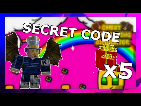 *OP* SECRET CODE In Chest Collecting Simulator! (Roblox)