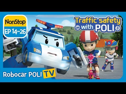 Traffic safety with POLI | EP 14 - 26 | Robocar POLI | Kids animation