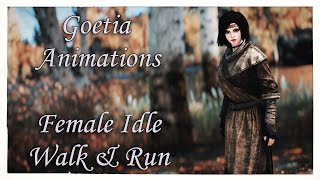 Goetia Animations - Female Idle Walk And Run