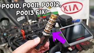 CODE P0010 P0011 P0012 P0013 CAMSHAFT POSITION KIA SORENTO, KIA SPORTAGE CHECK ENGINE LIGHT