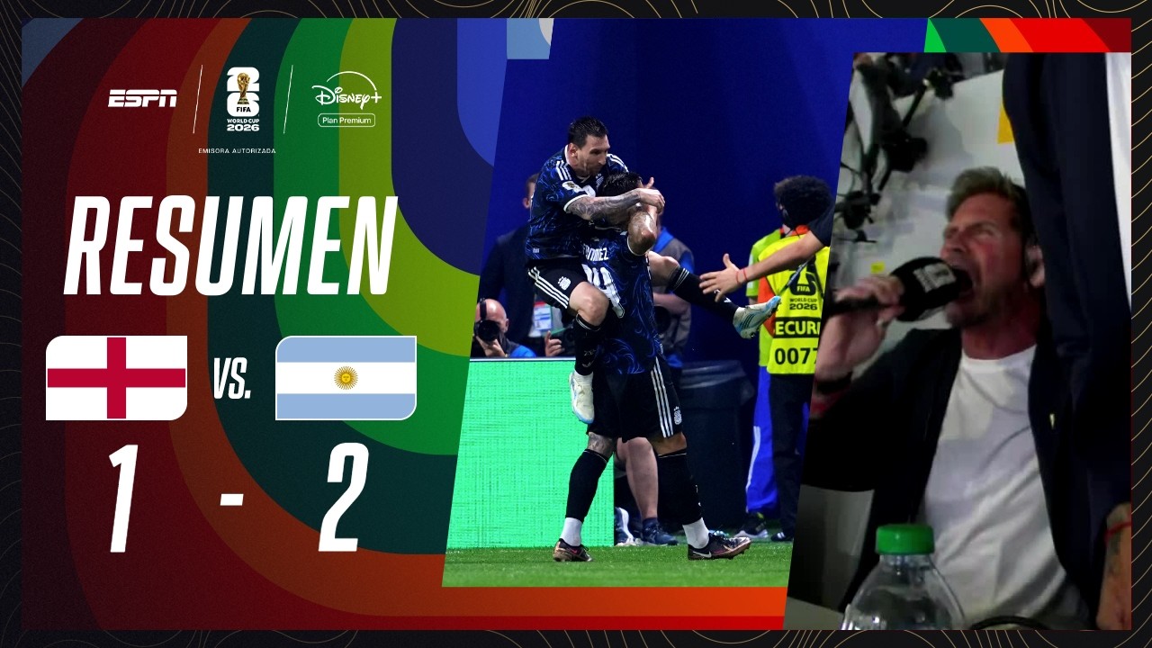 ASÍ REACCIONARON VIGNOLO Y TEVEZ AL TRIUNFAZO EUFÓRICO DE ARGENTINA ANTE INGLATERRA