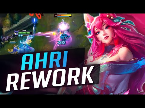 New Ahri Rework Is BROKEN!! | REWORKED Ahri Gameplay League Of Legends