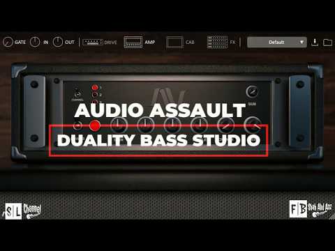 Audio Assault Duality Bass Studio Stock Preset Sound Test ( Clean )