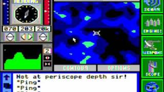 The Hunt for Red October (German: Jagd auf Roter Oktober) for the Apple II