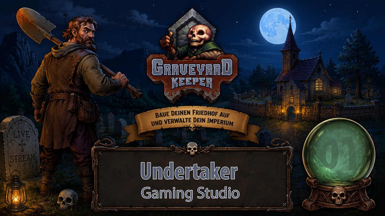 DER UNDERTAKER COMT HOME! ☠️ Graveyard Keeper LIVE: Ich begrabe euch alle!