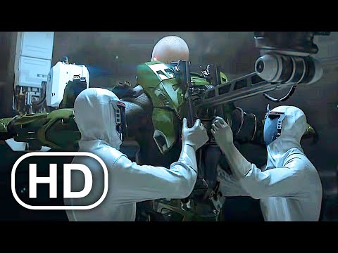 HALO Master Chief Unmasked Face Reveal Scene 4K ULTRA HD