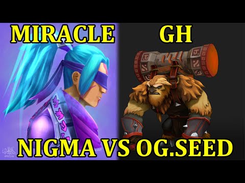Miracle Anti-mage Nigma VS OG.Seed LA Major Qualifiers Dota  2 (7.24)