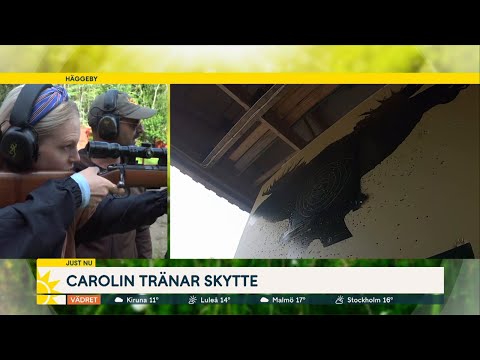 Skytteträning inför jakten: ”Klarar man det här så klarar man det mesta” - Nyhetsmorgon (TV4)