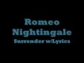 Romeo Nightingale - Surrender (LYRICS) 