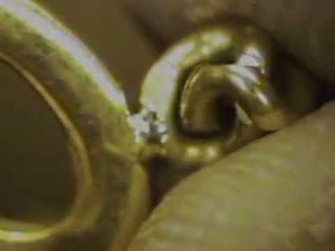 Sisma laser welding sample on gold 02