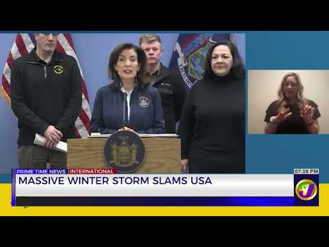 Massive Winter Storm Slams USA | TVJ News
