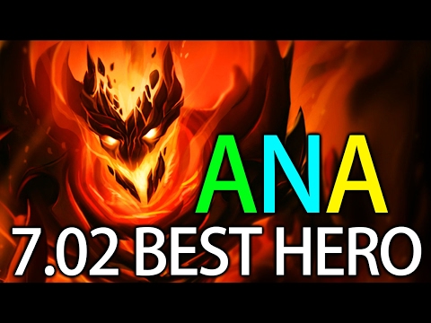ANA Pro Shadow Fiend Best Hero for 7.02 META Dota 2 Highlights Vod