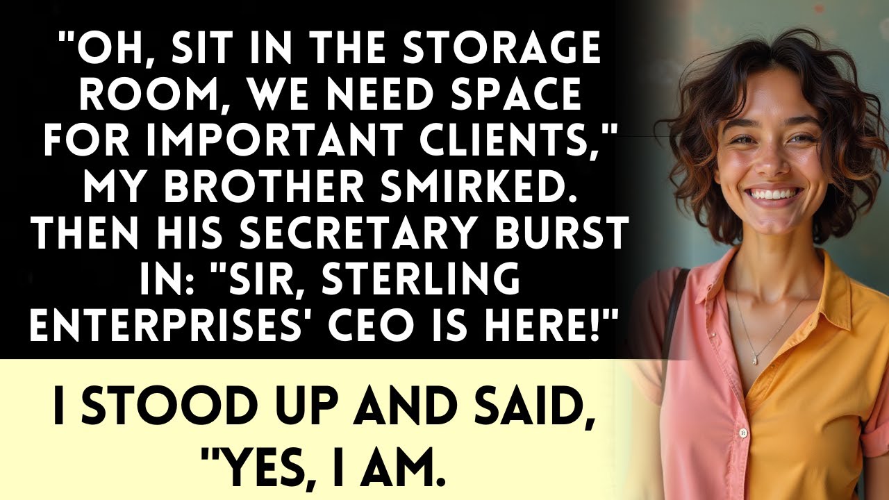 They Seated Me In The Storage Room At The Family Business Meeting—Not Knowing I Was Their Biggest