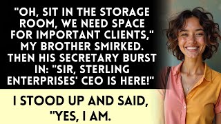 They Seated Me In The Storage Room At The Family Business Meeting—Not Knowing I Was Their Biggest