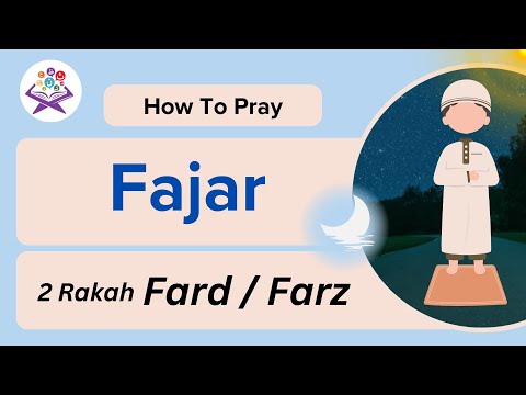 How to Pray Fajr Fard for Beginners | Step by step | Zillnoorain