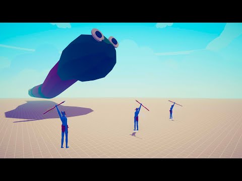 GIANT TITANOBOA vs 3x EVERY GOD | TABS Totally Accurate Battle Simulator