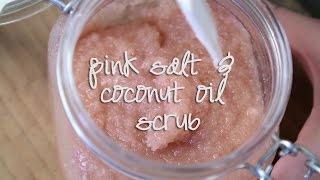 PINK SALT & COCONUT OIL SCRUB