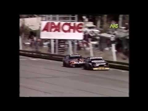 Carrera 100 del TC 2000. Lucha entre Guillermo Maldonado y Juan María Traverso en Rafaela en 1988.
