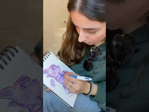 I draw a ✨MEWTWO✨ for my BOYFRIEND🫡❤️ #pokemon #drawing