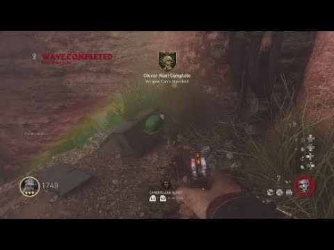 WW2 Zombies - How To Unlock New Zombies Camo Verrotteter Rabe Hidden Easter Egg Challenge