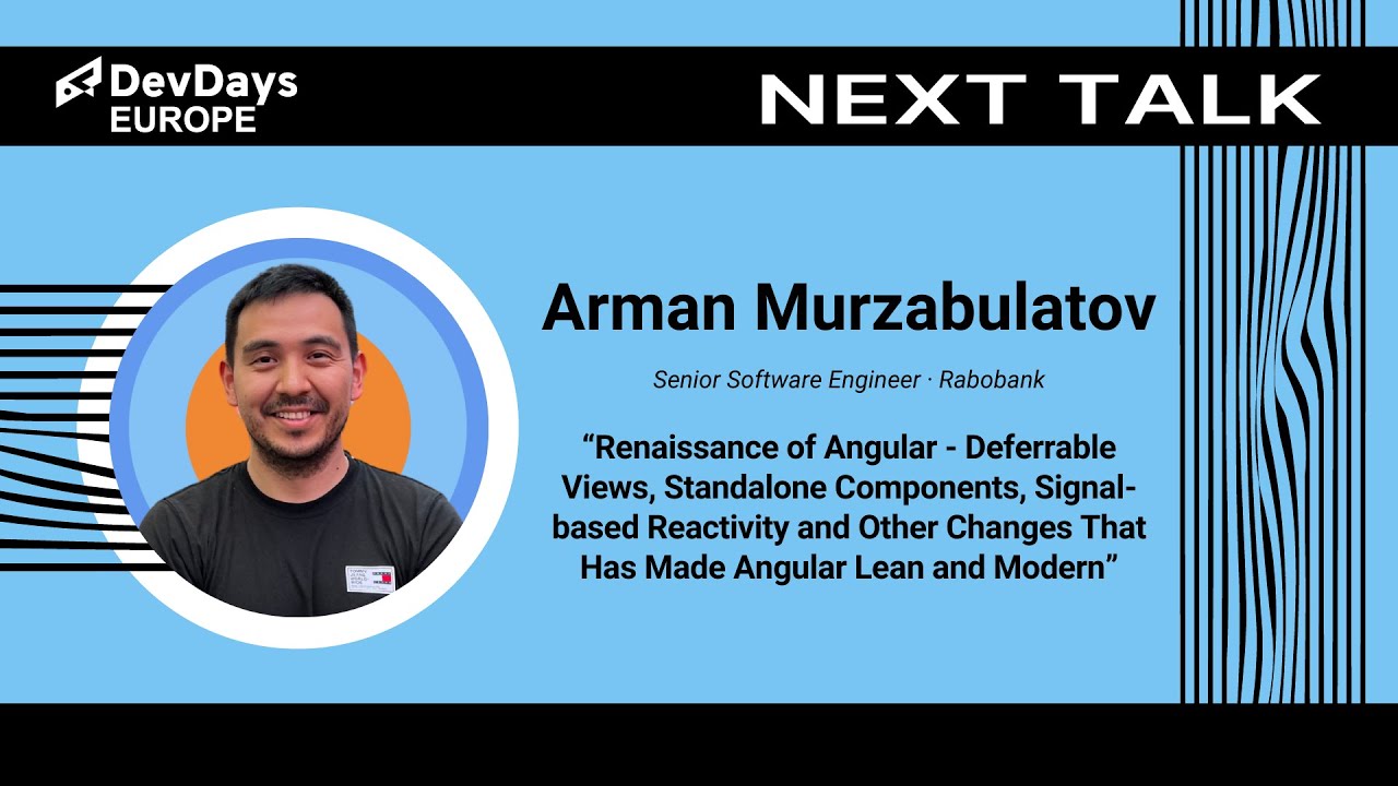 Arman Murzabulatov: Renaissance of Angular