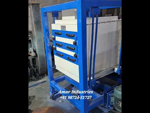 Gravity paddy separator machine separator butterfly double d...