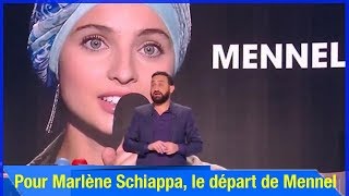 Pour Marlène Schiappa, le départ de Mennel de The Voice est "un peu triste"