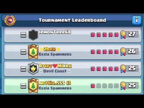 25-1 Sudden Death Global Tournament with 3.0 Xbow — Clash Royale