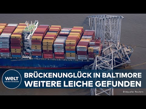 BRÜCKENEINSTURZ IN BALTIMORE: Weiterer Toter gefunden! Bergung gestaltet sich weiterhin schwierig!