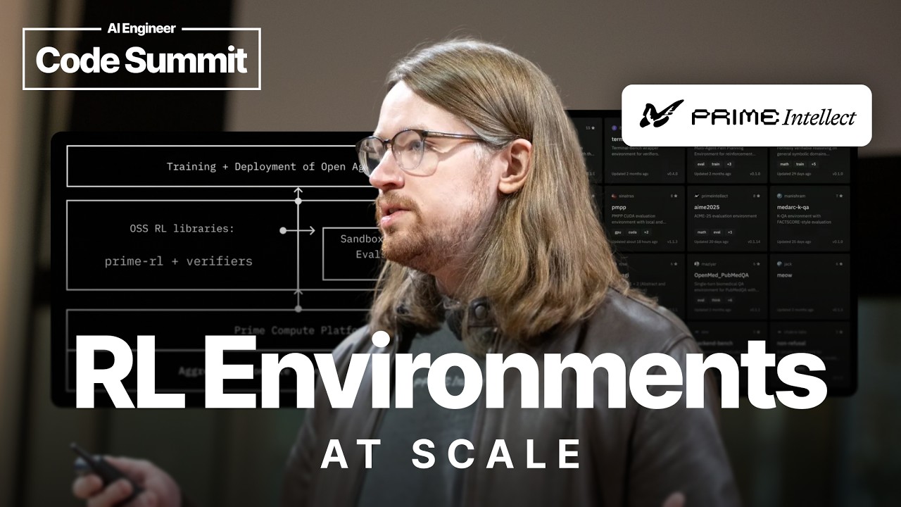 RL Environments at Scale – Will Brown, Prime Intellect