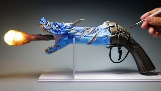 How to make a Zombie Dragon Flame Pistol Diorama