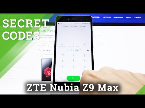 CODES ZTE NUBIA Z9 Max– Hidden Menu / Testing Mode